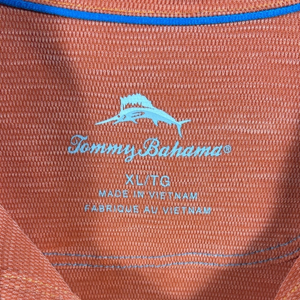Tommy Bahama Orange Polo Shirt - Picture 2 of 5